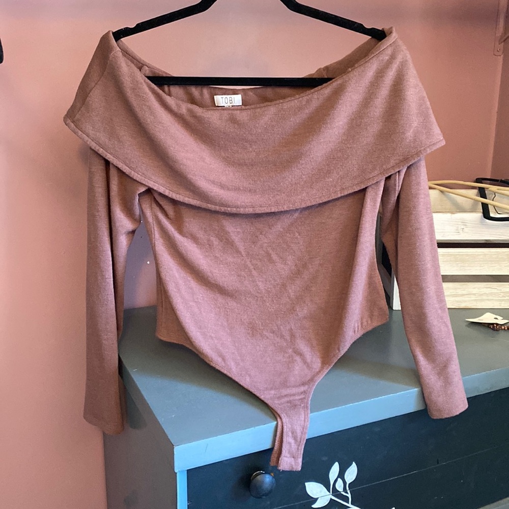 Off the shoulder one piece